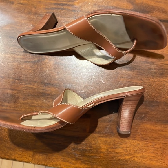 Ralph Lauren leather heel slides (sz 8) - Picture 2 of 10